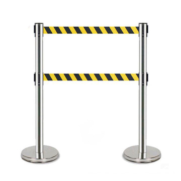 2M Crowd Control Barrier simple barriers management system queue stand line rope stanchion